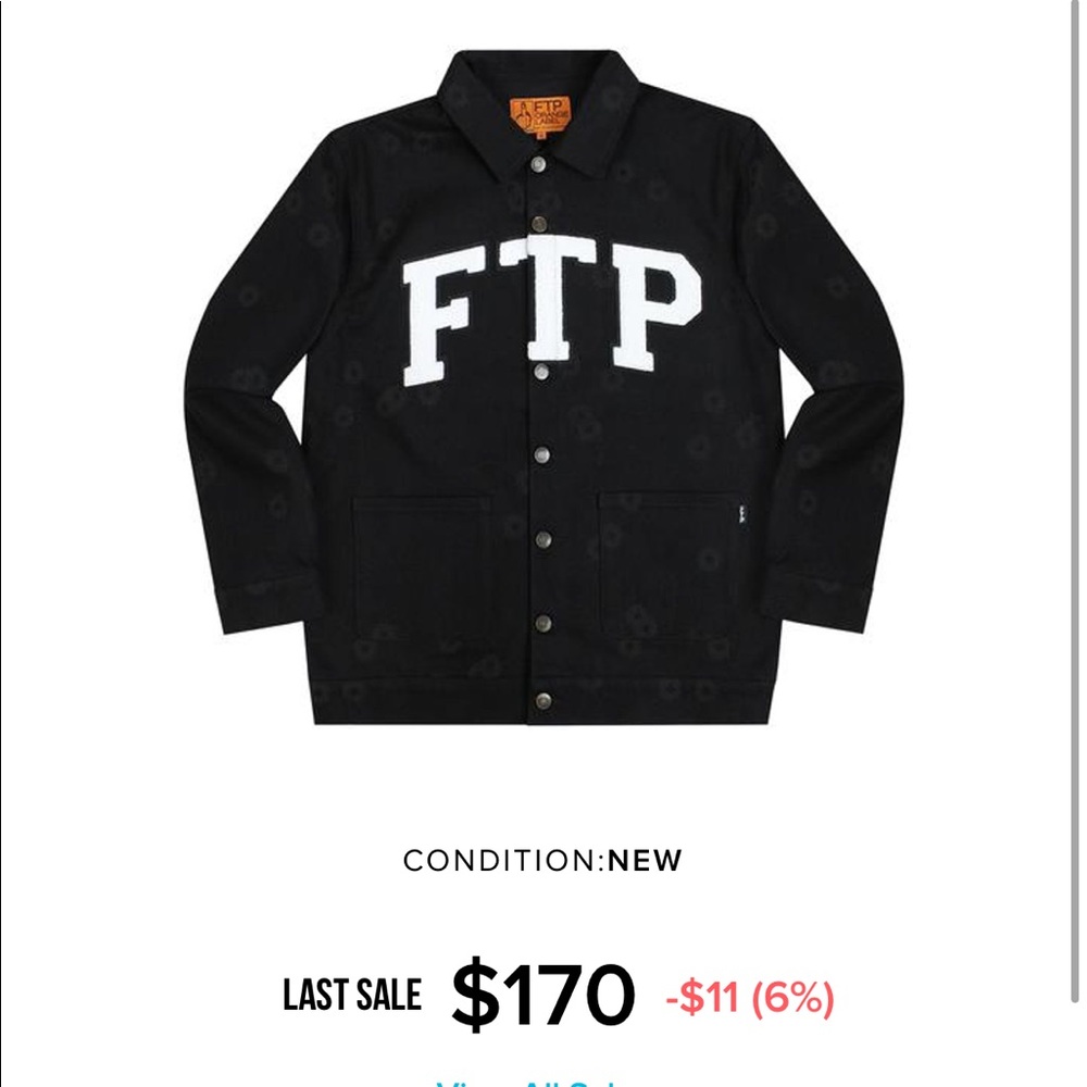 FTP BLACK BULLET HOLE DEMIN JACKET